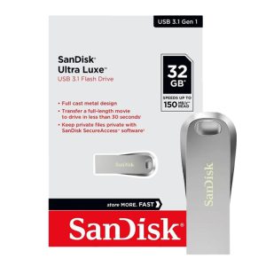 فلش مموری سن دیسک SanDisk مدل Ultra Luxe CZ74 ظرفیت 32 گیگابایت