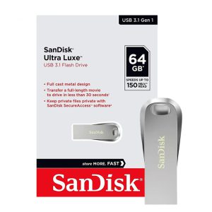 فلش مموری سن دیسک SanDisk مدل Ultra Luxe CZ74 ظرفیت 64 گیگابایت
