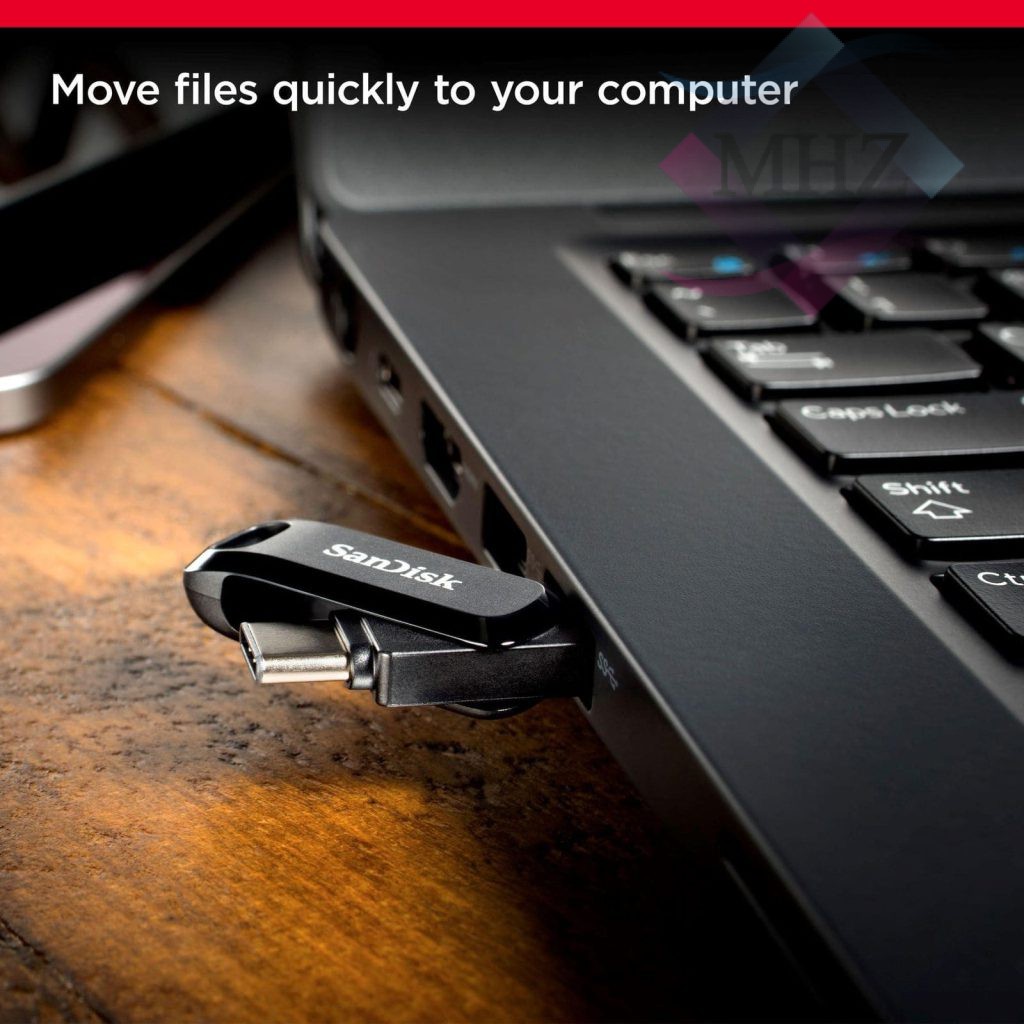 فلش مموری برند سن دیسک SANDISK مدل Dual Drive Go TYPE-C ظرفیت 128 گیگابایت