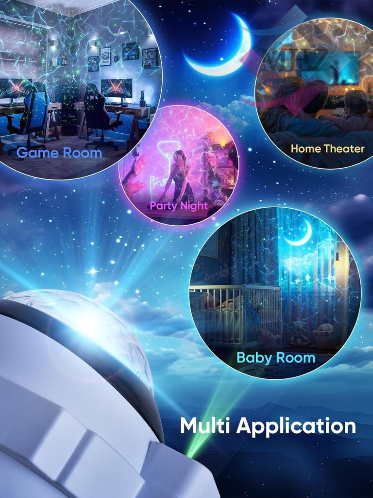 شبخواب فضانورد کوچک Star Projection Light