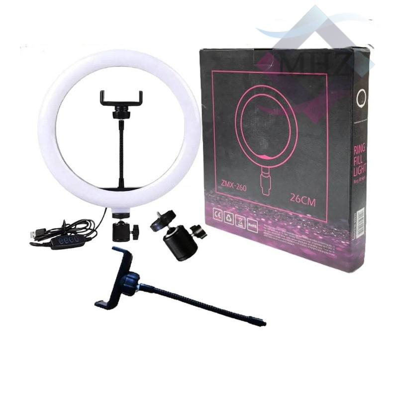 رینگ لایت مدل ZMX-260 قطر 26 سانتیمتر