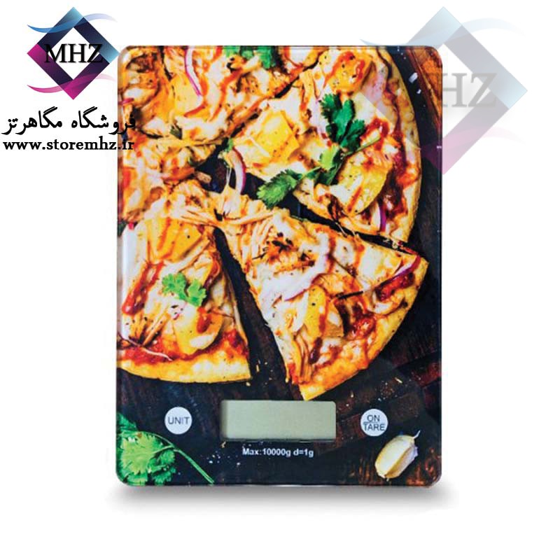 ترازو دیجیتال شیشه ای آشپزخانه بزند کمری Comry